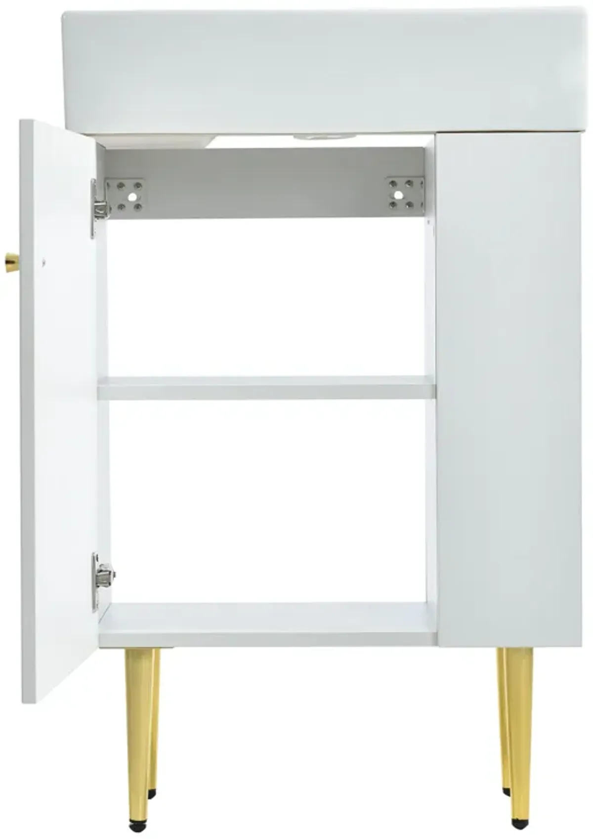 Merax Bathroom Vanity Cabinet with Right Side Storage