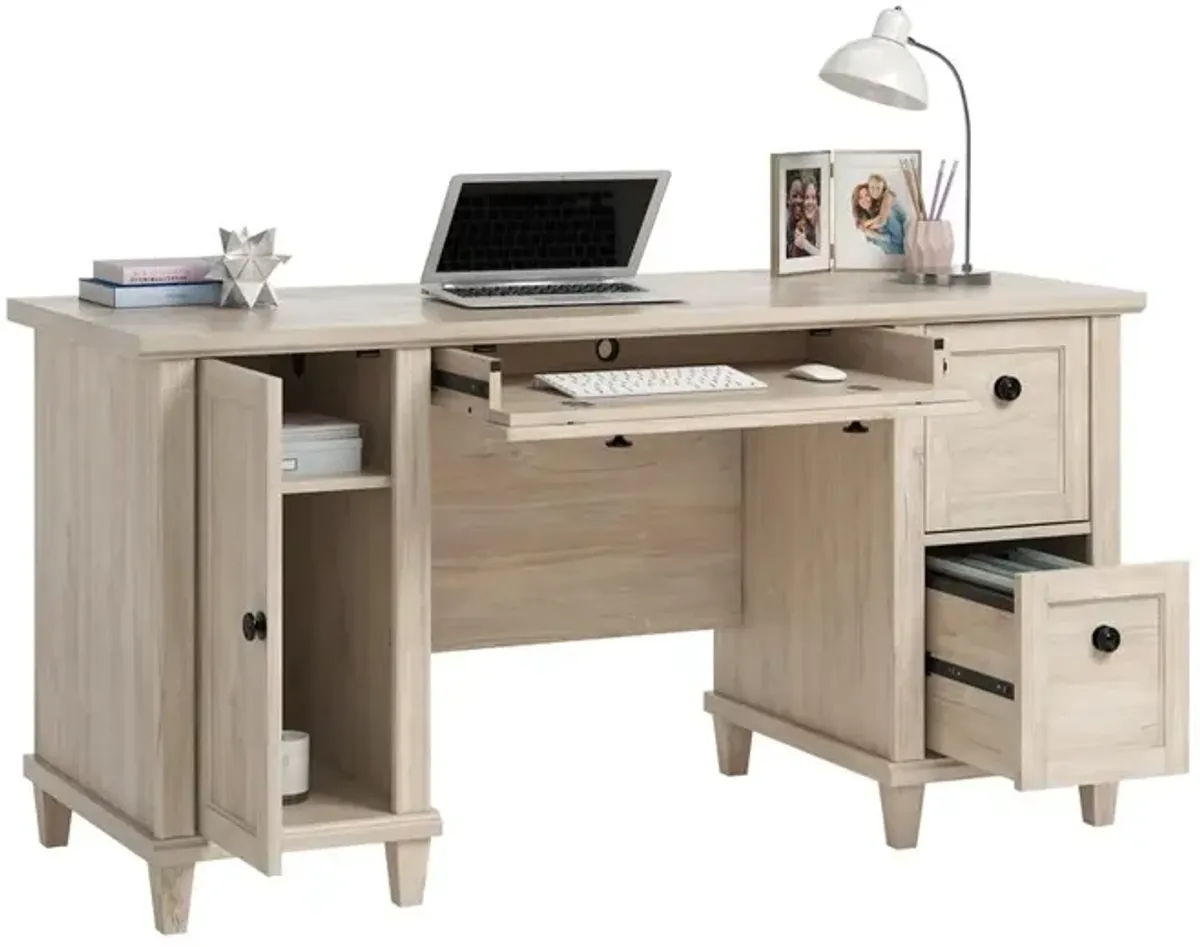 Sauder HAMMOND COMPUTER DESK CHALK OAK