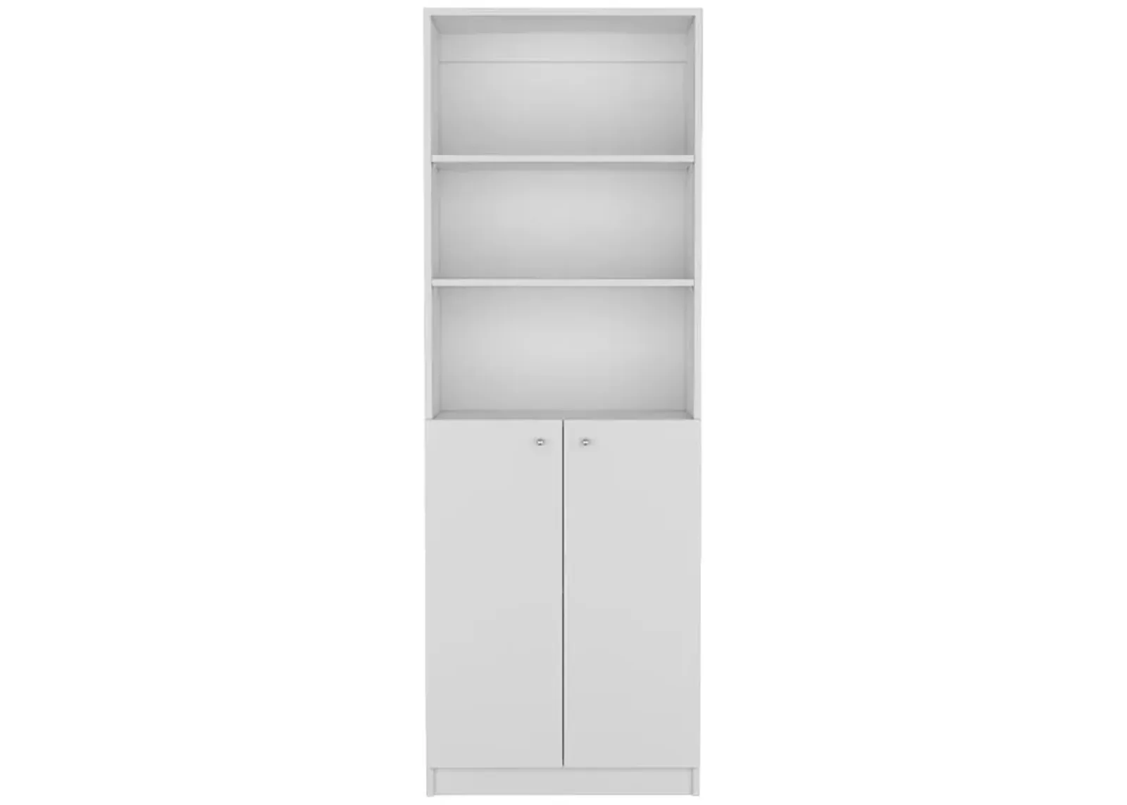 Bookcase Dual-Door Benzoni, Office, White