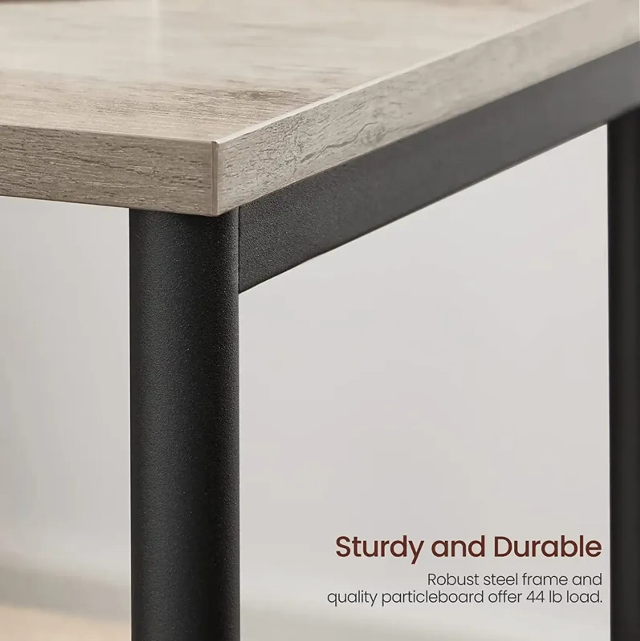 Steel Frame End Tables With Storage Shelf For Living Room And Bedroom ...
