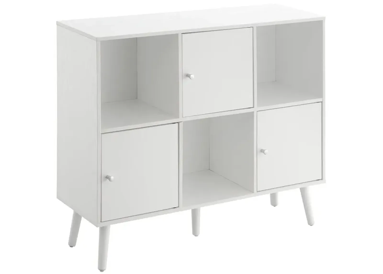 Convience Concept, Inc. Xtra Storage 3x2 3 Door Cabinet Console Table