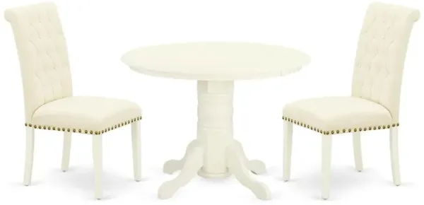 Dining Room Set Linen White