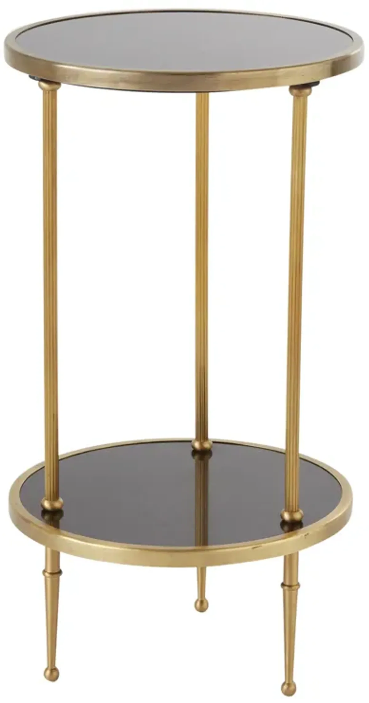 Petite Two-Tier Table Gold