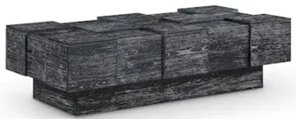 Meridian Furniture Anzio Black Oak Veneer Coffee Table