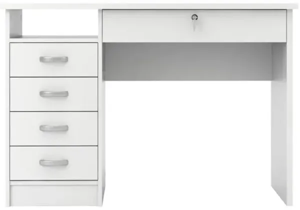 Tvilum Walden Desk with 5 Drawers