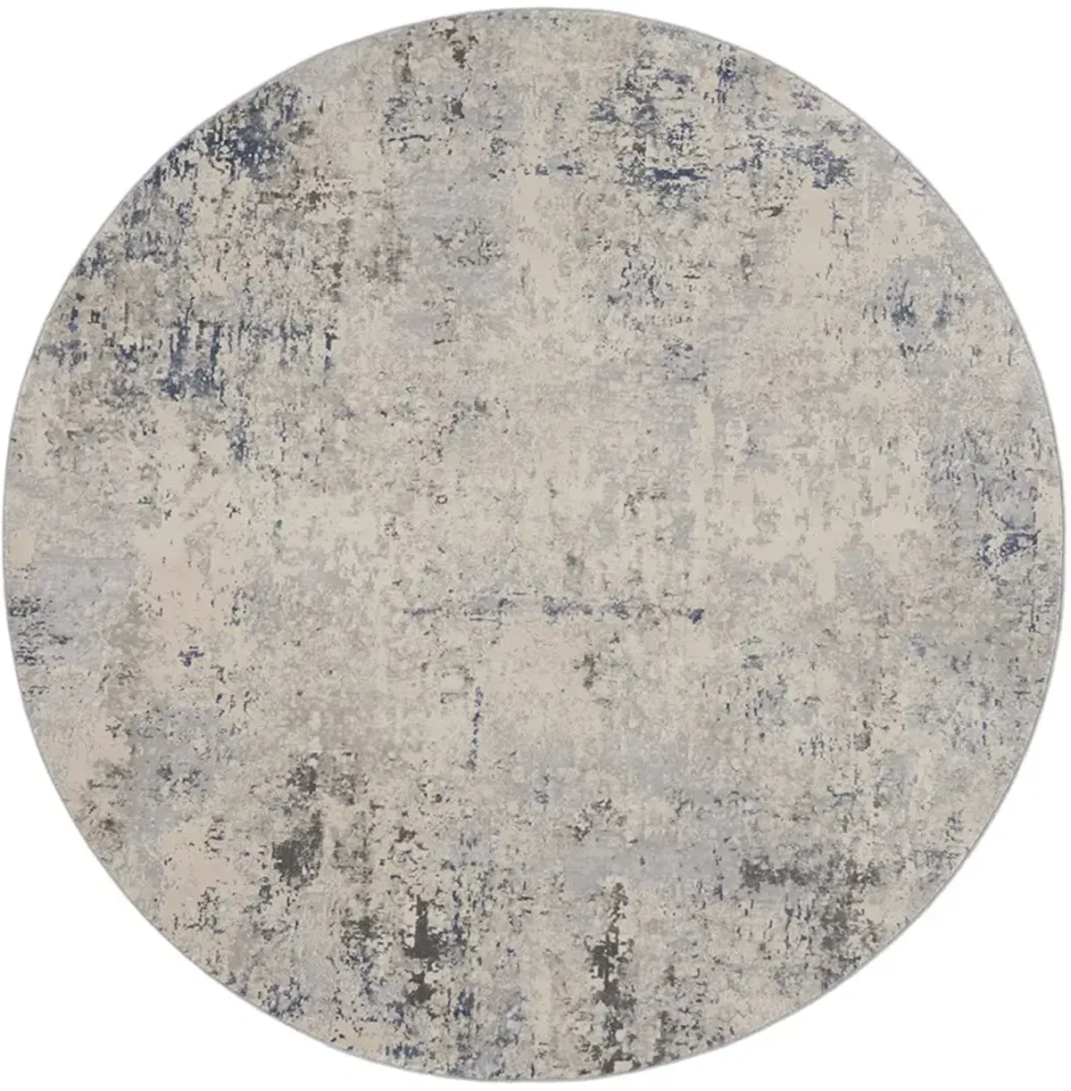 Rustic Textures RUS07 Ivory/Gray/Blue 7'10" x 10'6" Rug