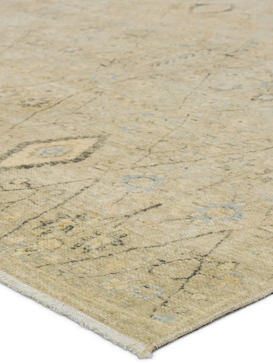 Boheme Maisie Green 3' x 10' Runner Rug