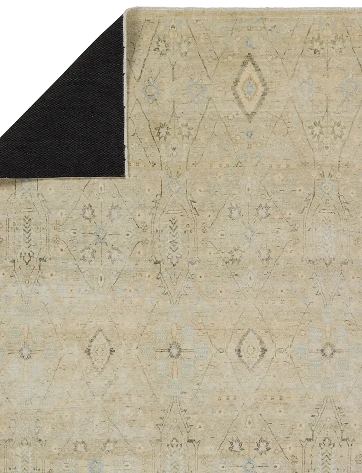 Boheme Maisie Green 3' x 10' Runner Rug