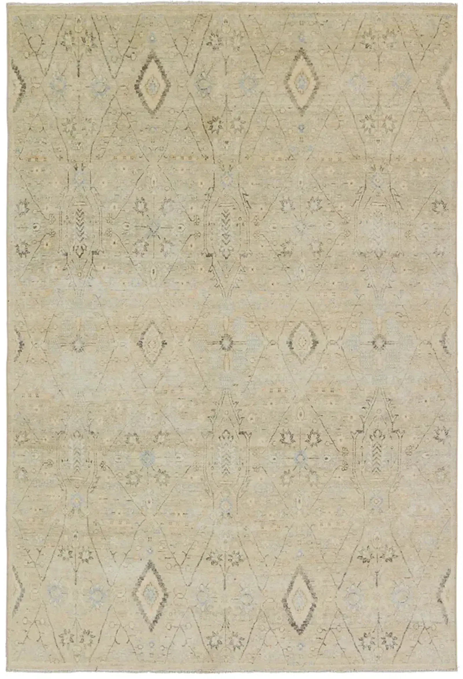 Boheme Maisie Green 3' x 10' Runner Rug