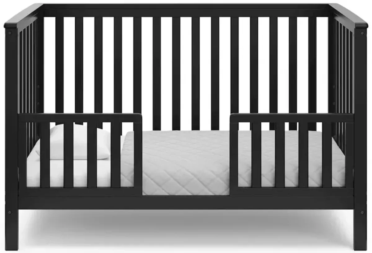 Storkcraft Hillcrest 4-in-1 Convertible Crib - Black