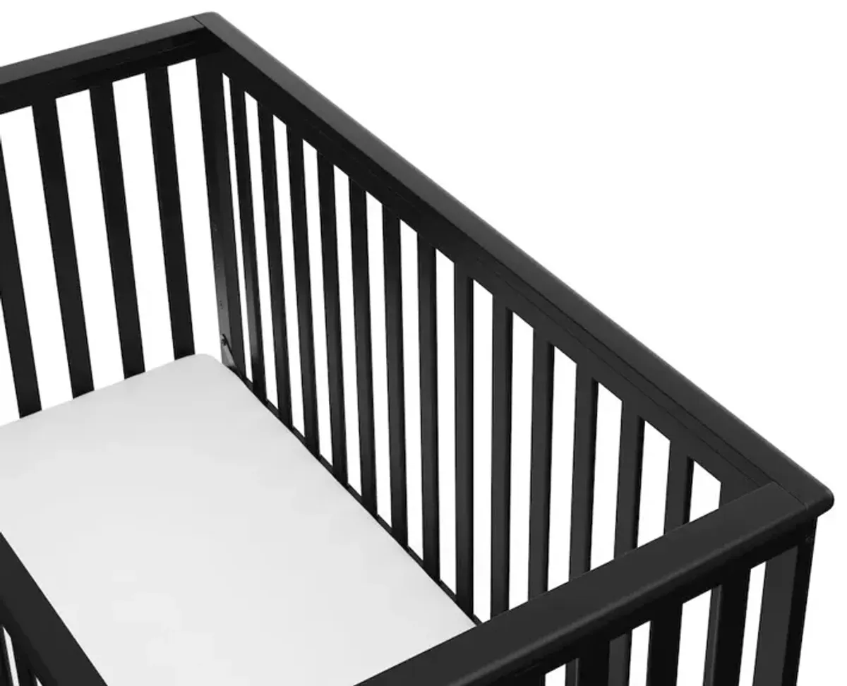 Storkcraft Hillcrest 4-in-1 Convertible Crib - Black