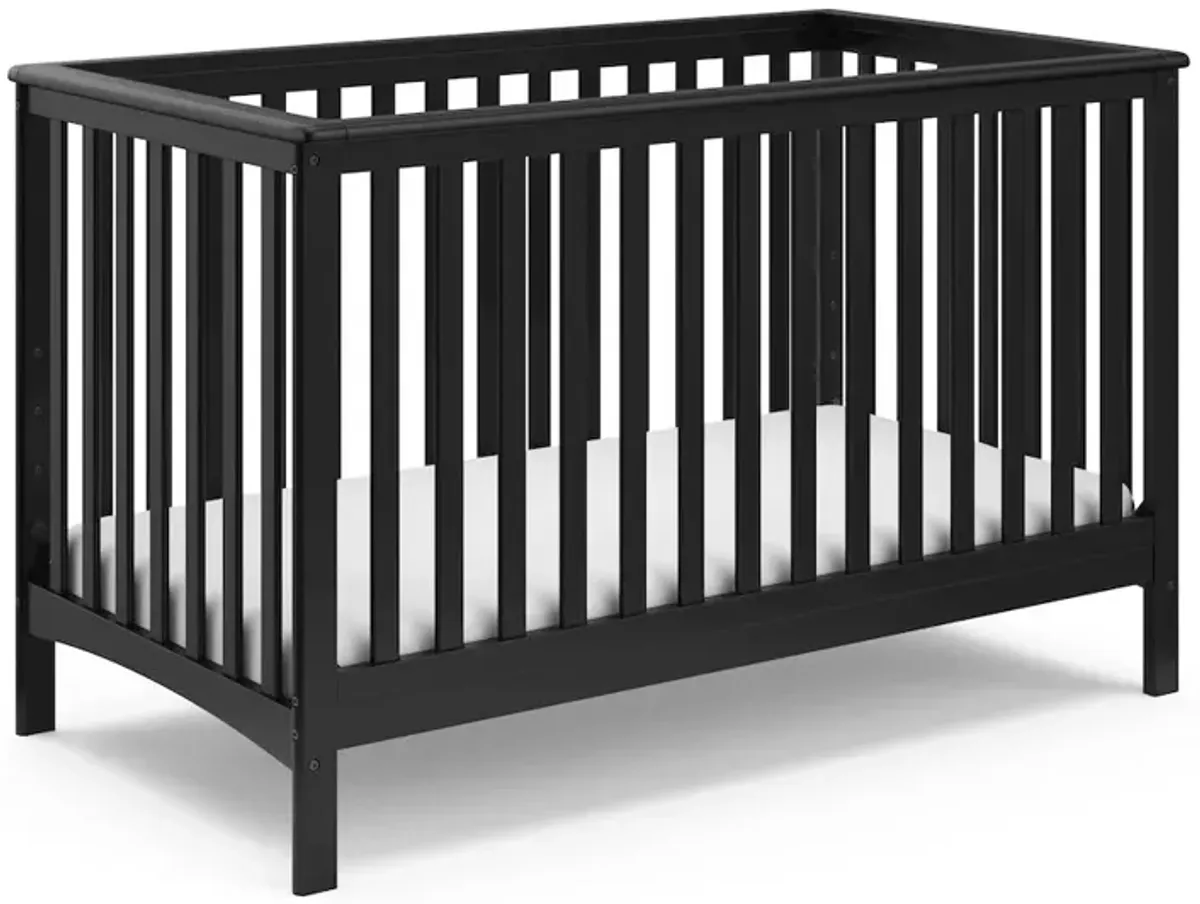 Storkcraft Hillcrest 4-in-1 Convertible Crib - Black