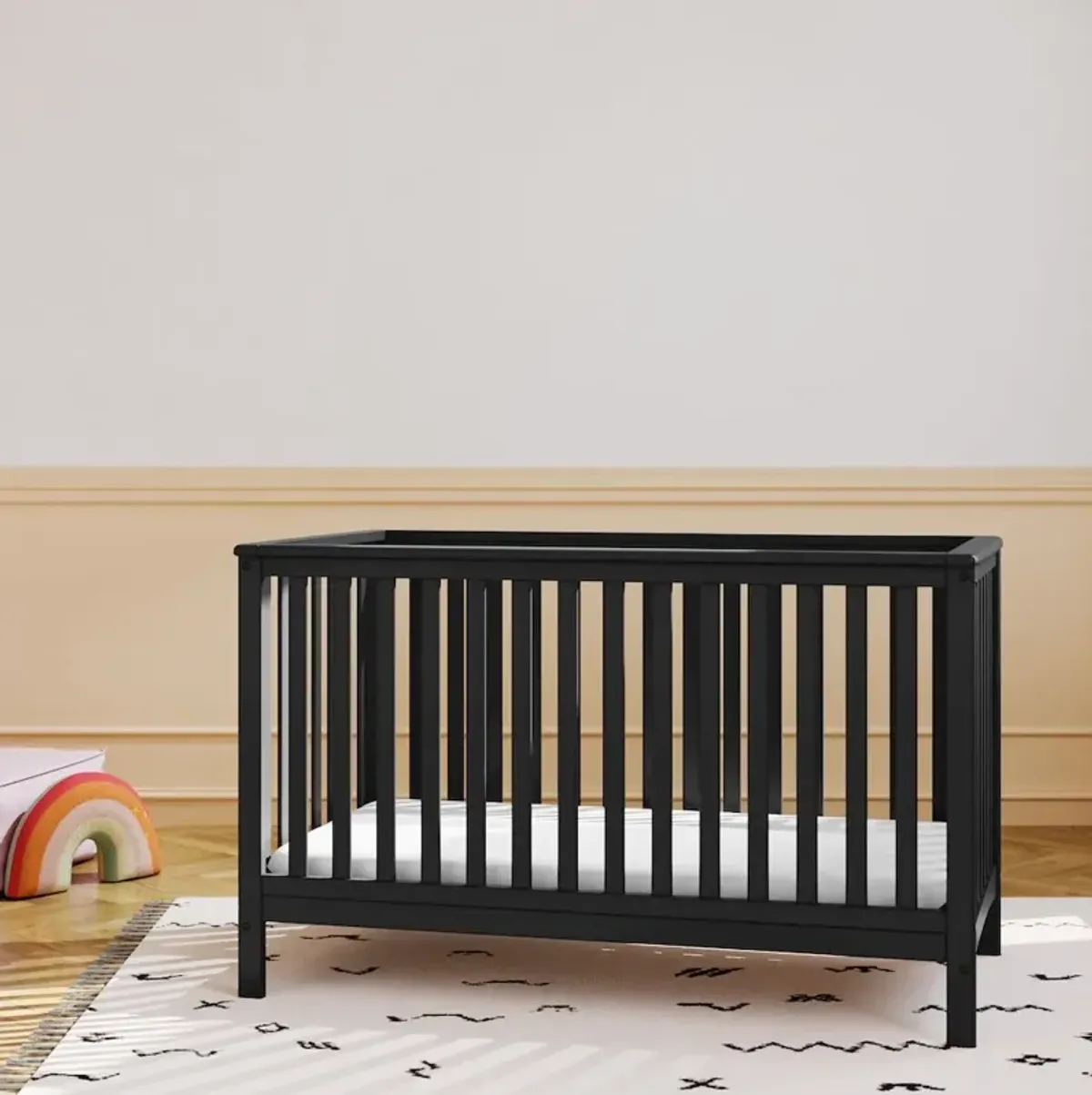 Storkcraft Hillcrest 4-in-1 Convertible Crib - Black