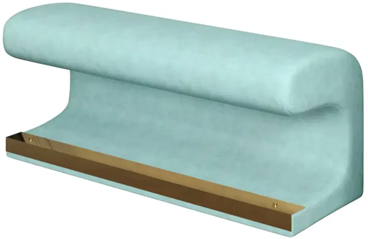 Merax Entryway Bench Upholstered Ottoman with LED Sensor Light