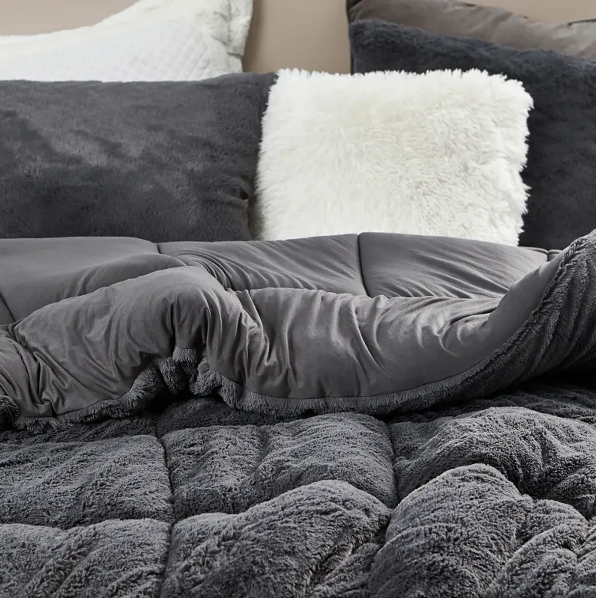 Are You Kidding Bare - Coma Inducer® Oversized Comforter - Charcoal Gray.