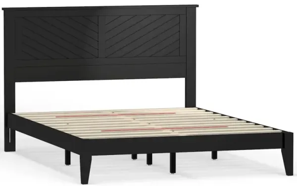 Comfort Pointe Prescott Solid Wood Queen Platform Bed