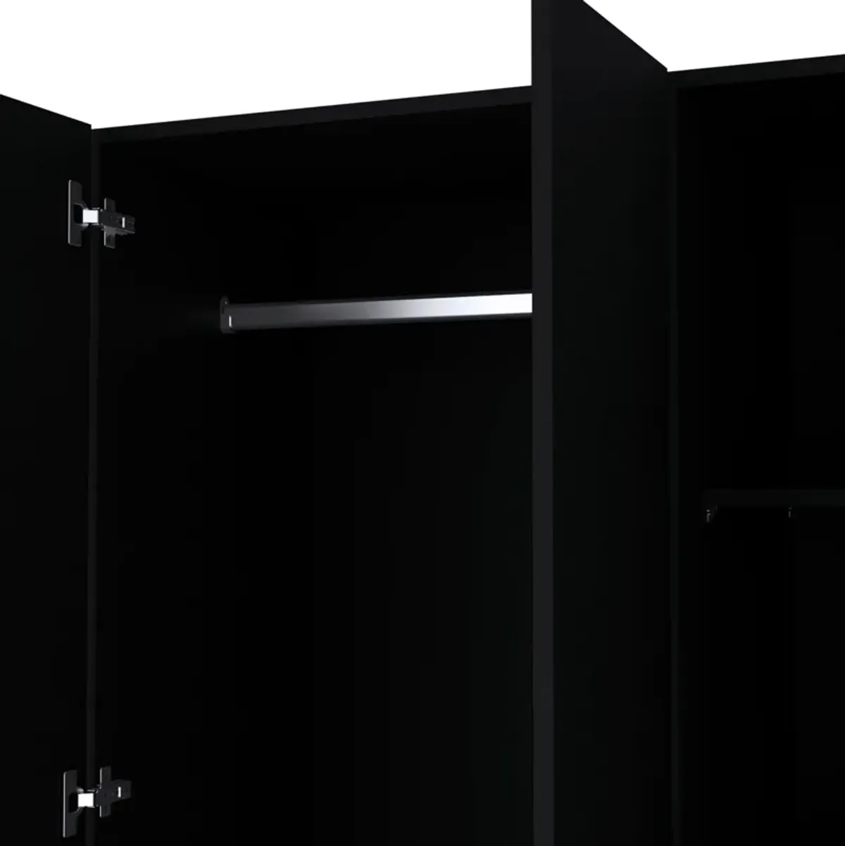 Armoire Haddam, Bedroom, Black