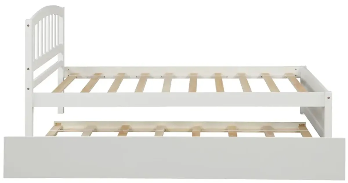 Merax Platform Bed Frame with Trundle