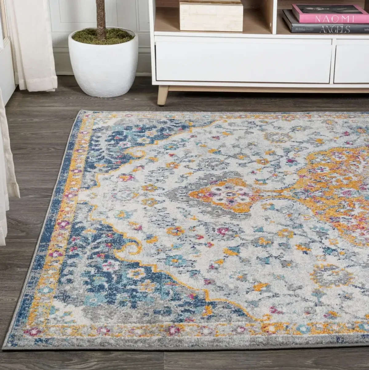 Lorena Ornate Boho Medallion Area Rug