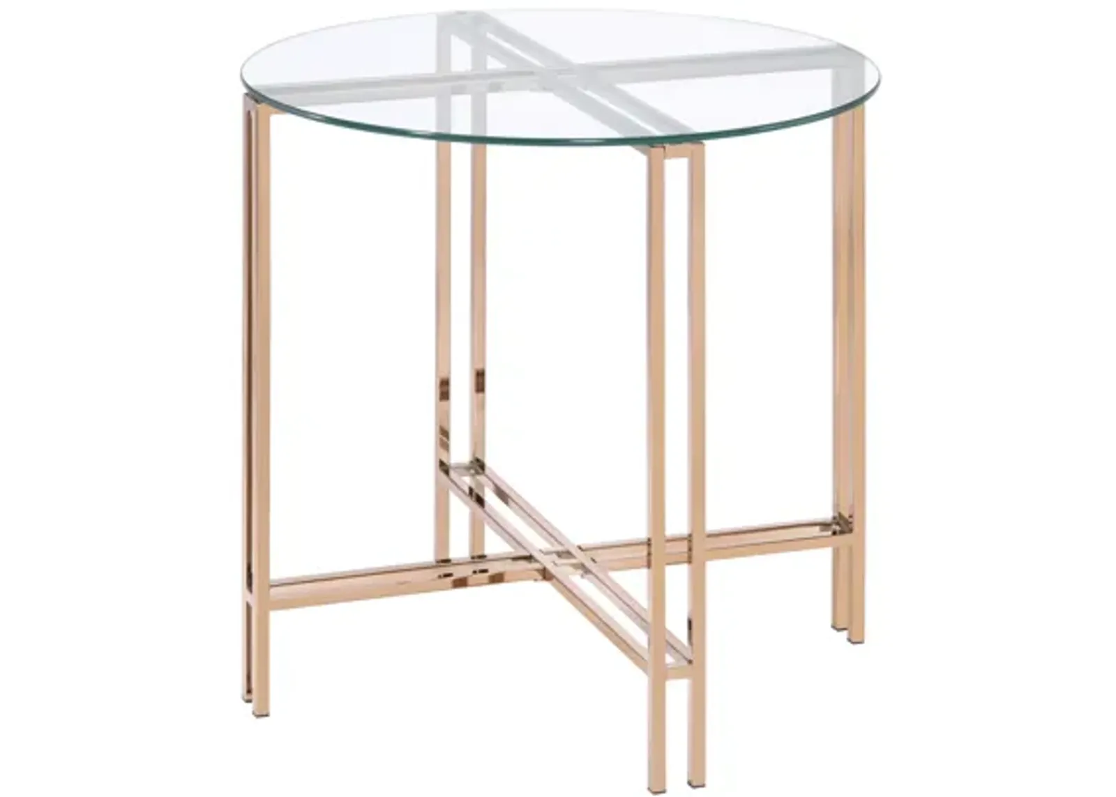 ACME Veises End Table, Champagne