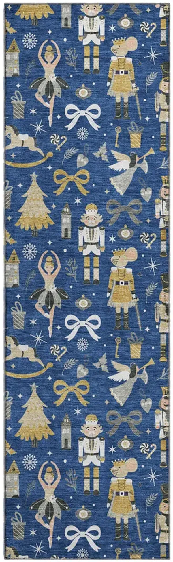 Merry & Bright MY29 Navy 2'3" x 7'6" Rug