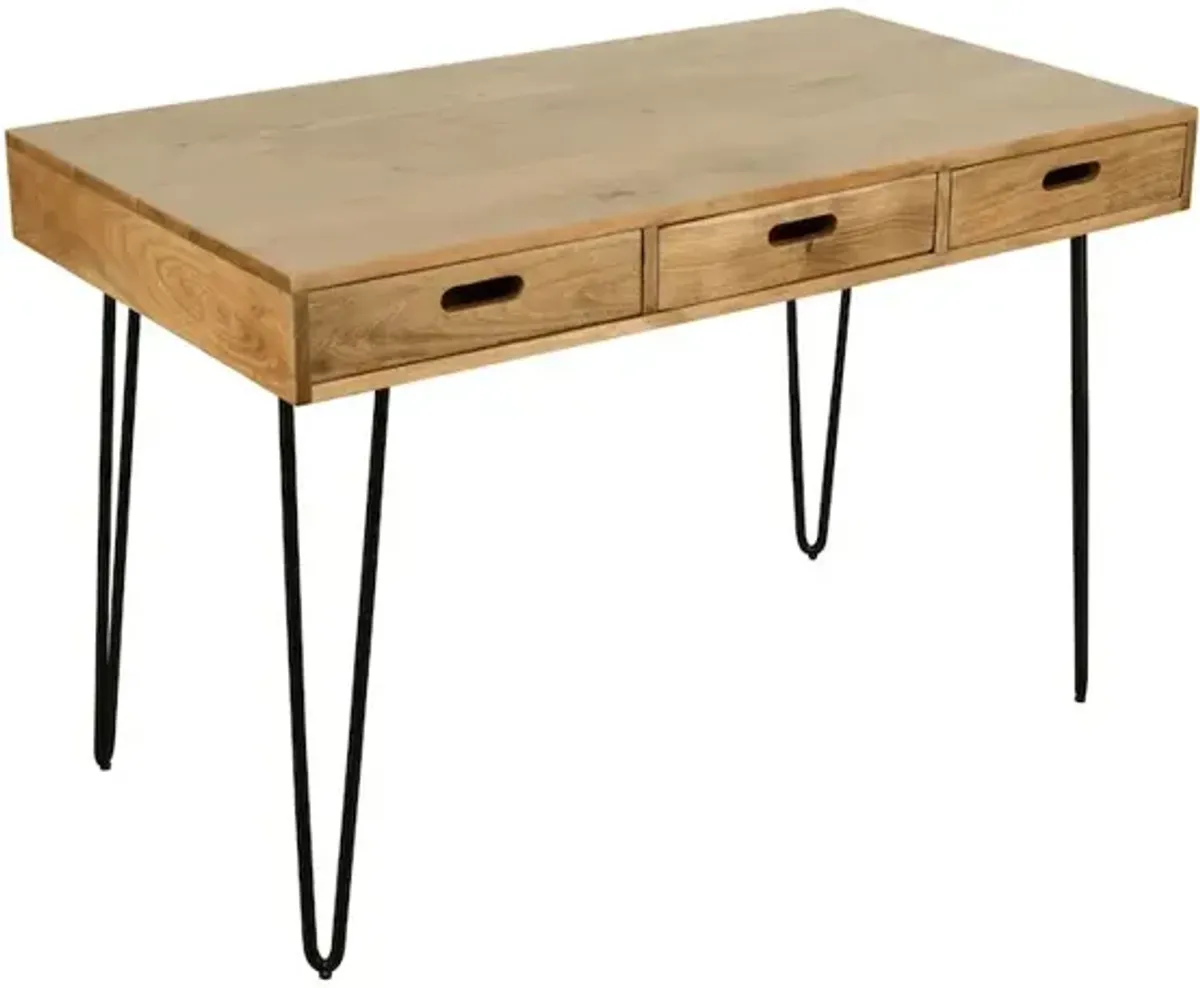 Jofran Rollins 52 Solid Hardwood Modern Counter Dining Table with Storage