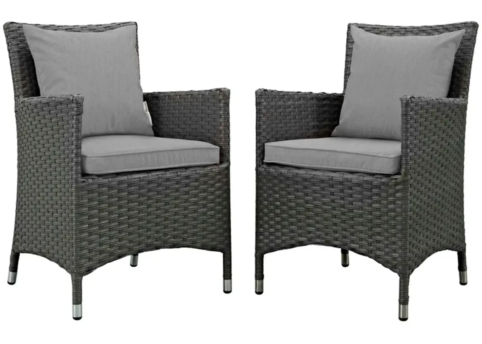 Sojourn 2 Piece Outdoor Patio Sunbrella� Dining Set-Benzara