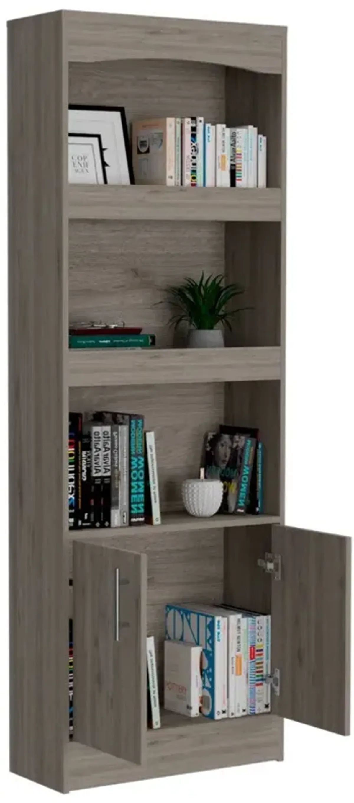 Bookcase Denver, Office, Light Gray