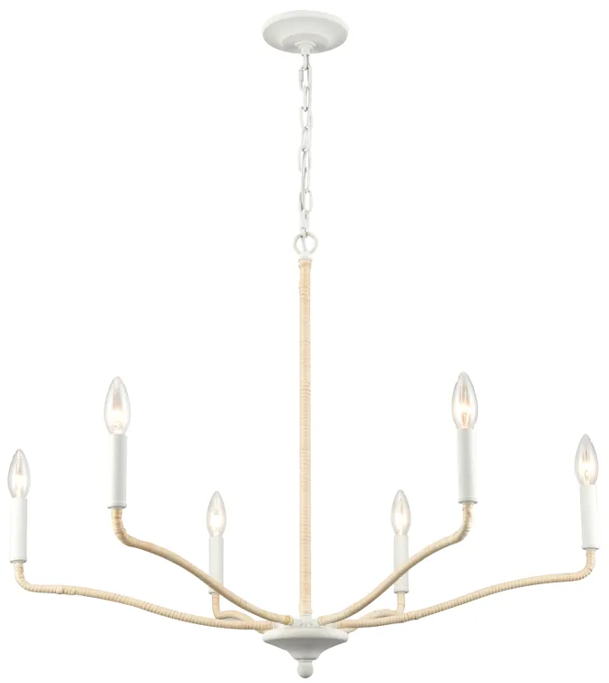 Breezeway 31'' High 6-Light Chandelier