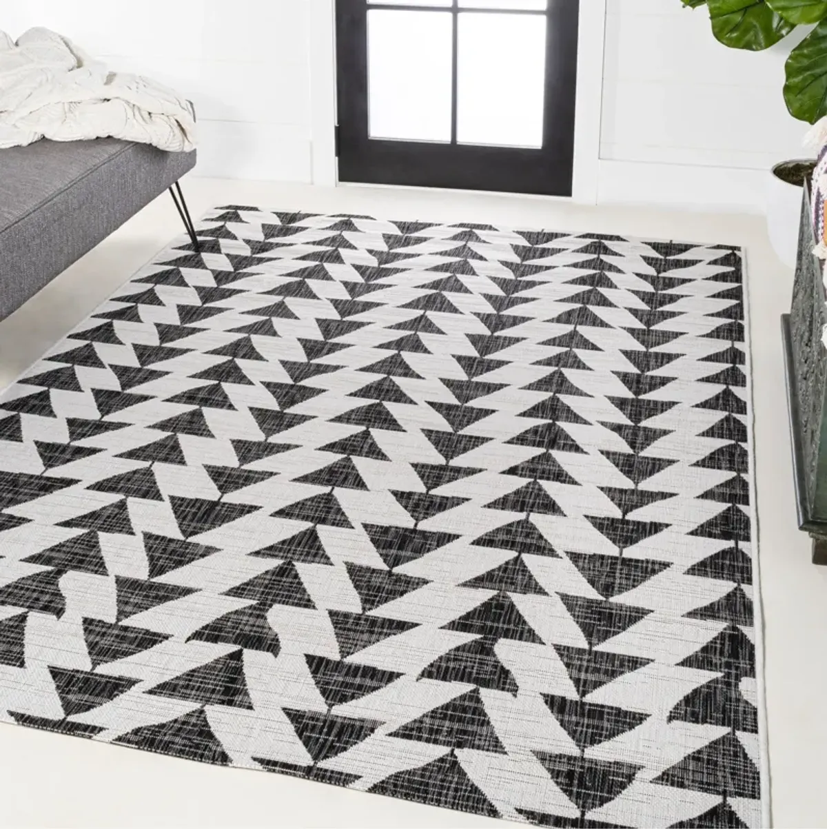 andratx Modern Tribal Geometric Indoor/Outdoor Area Rug