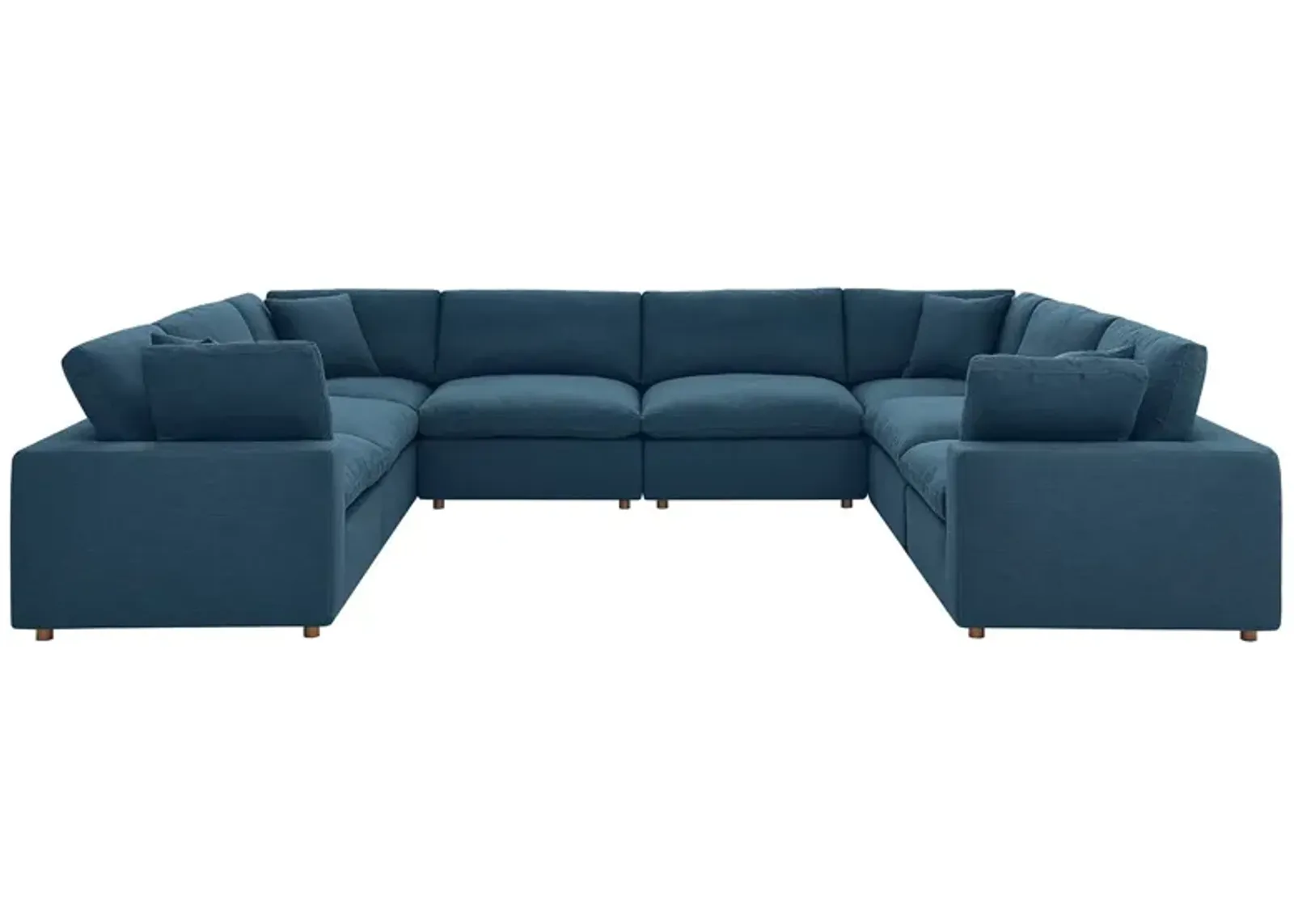 Commix Down Filled Overstuffed 8-Piece Sectional Sofa