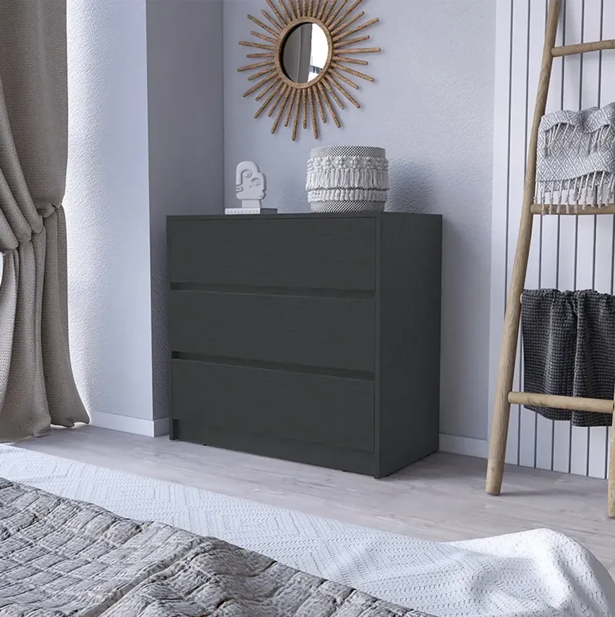 Dresser Maldus, Bedroom, Black