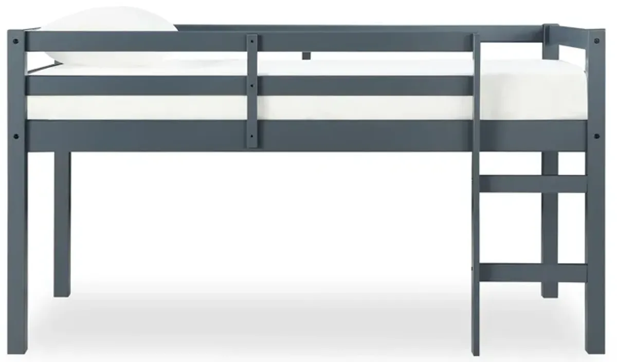 Milton Junior Twin Size Wooden Loft Bed for Kids