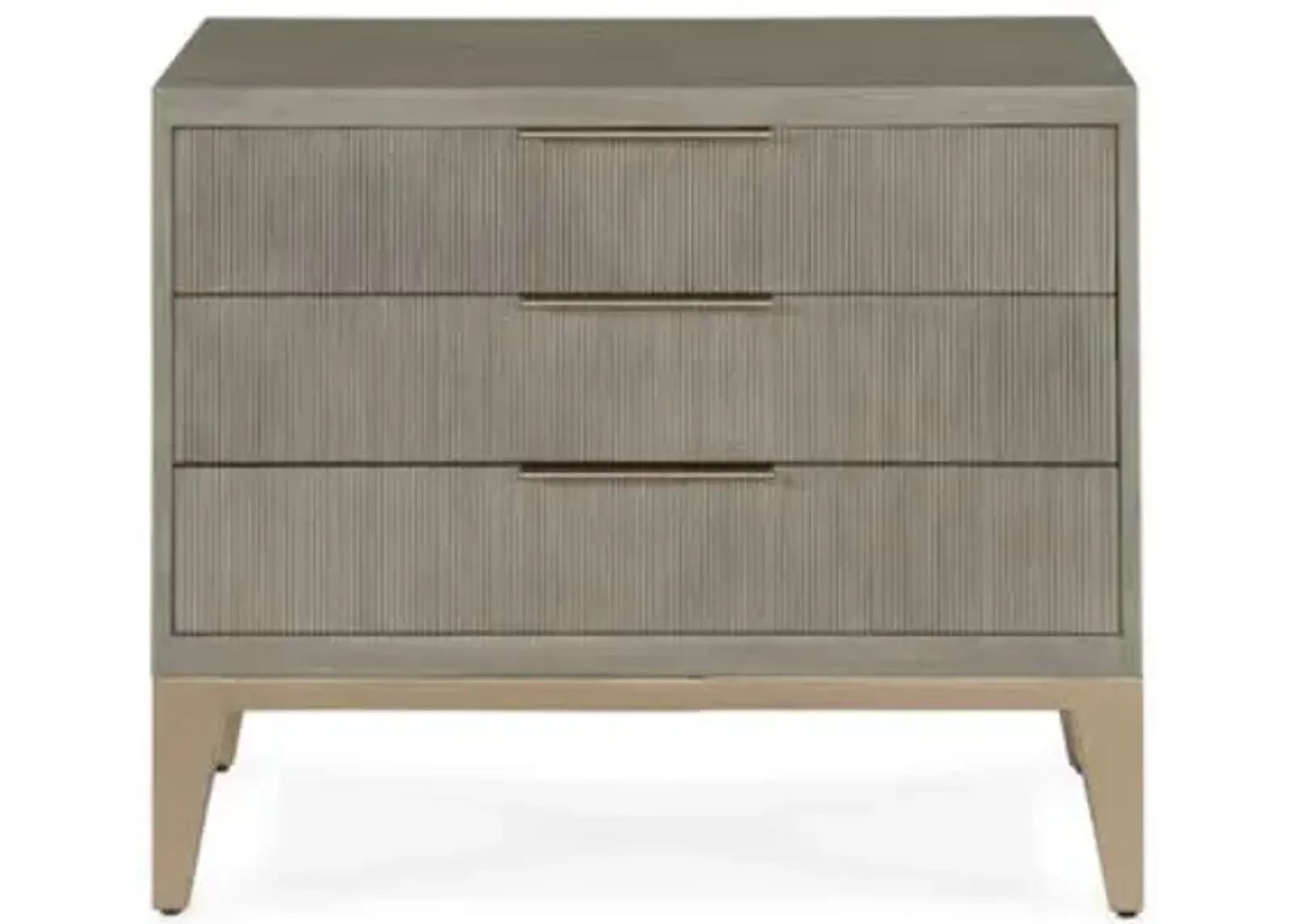 Caleb Three Drawer Nightstand