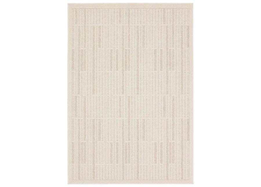 Continuum Quantum White 3' x 8' Runner Rug