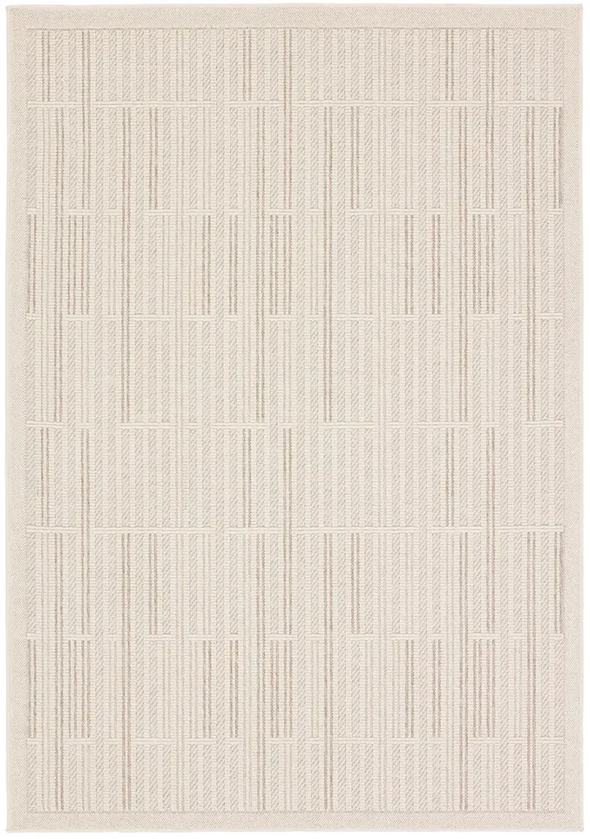 Continuum Quantum White 3' x 8' Runner Rug