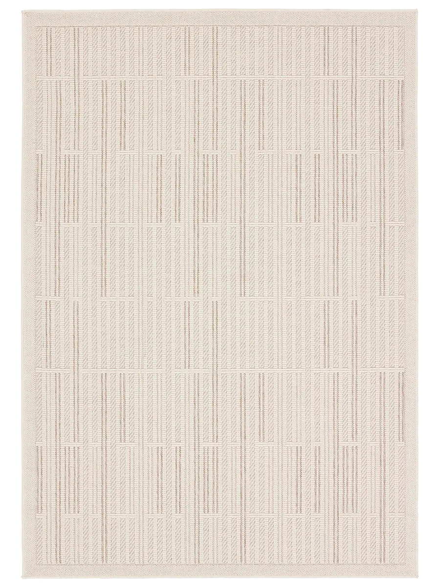 Continuum Quantum White 3' x 8' Runner Rug