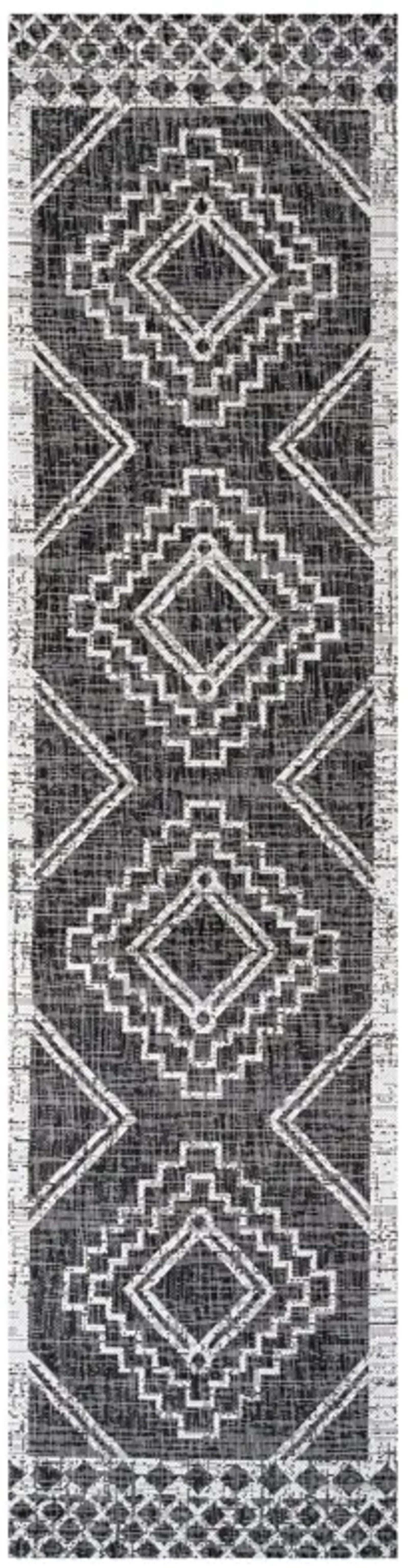 Marokko Diamond Tribal Medallion Indoor/Outdoor Area Rug