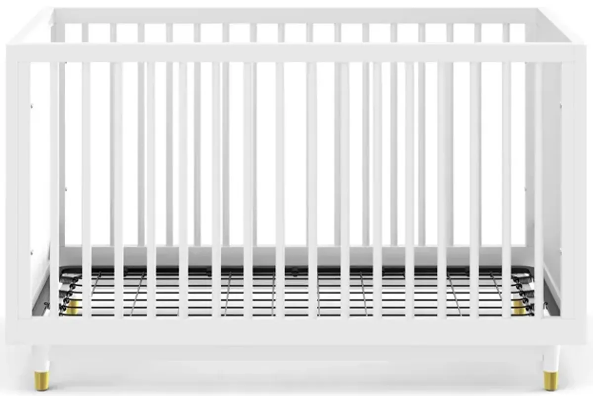 Aviary 3-in-1 Crib with Adjustable Mattress Height, White