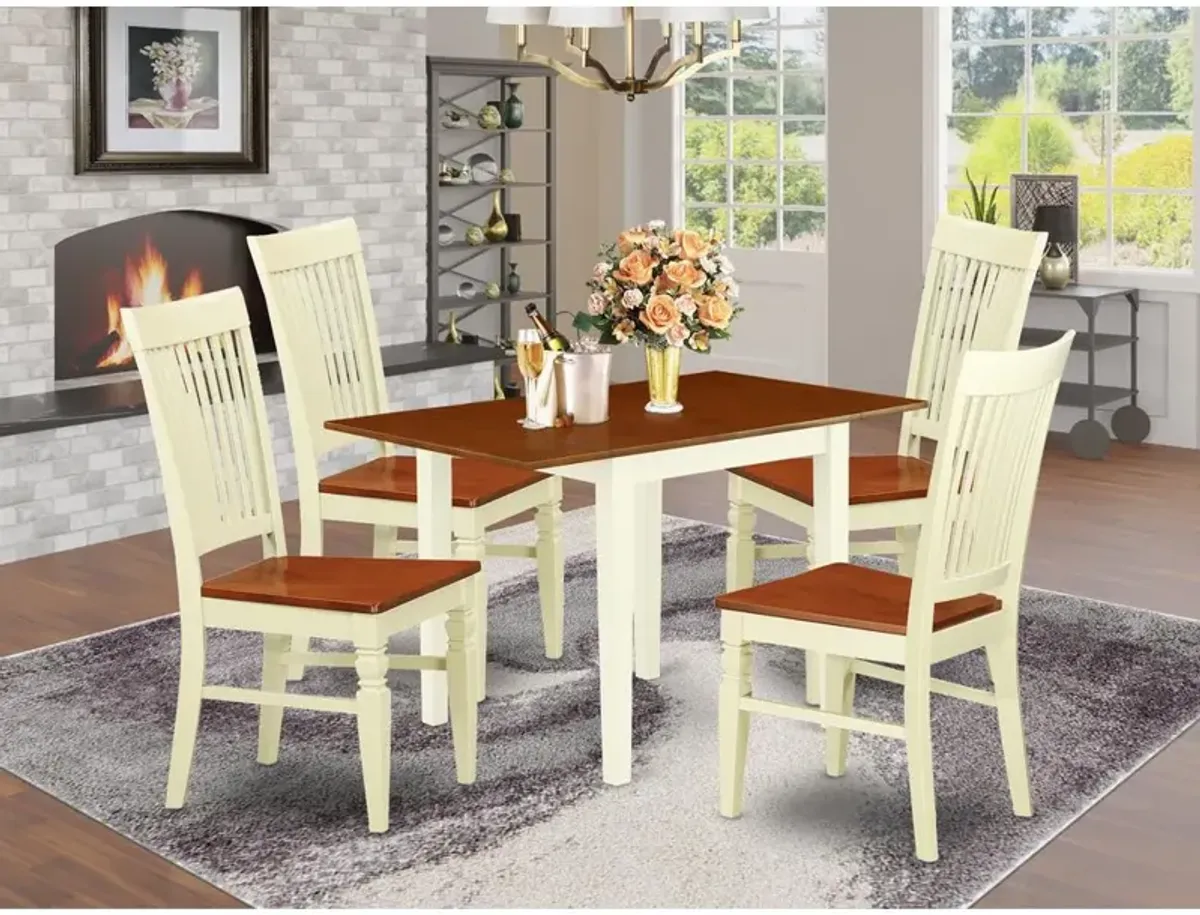 Dining Room Set Buttermilk & Cherry