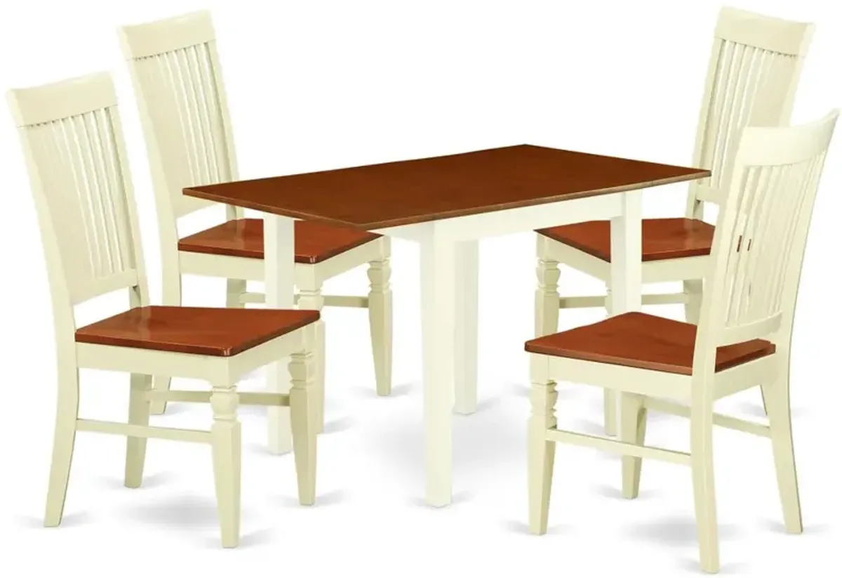 Dining Room Set Buttermilk & Cherry