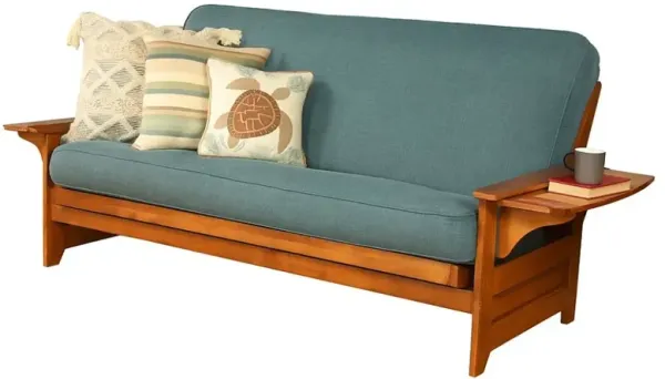 Phoenix Frame-Barbados Finish-Linen Aqua Mattress