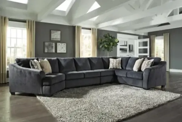 Eltmann 4-Piece Sectional with Cuddler