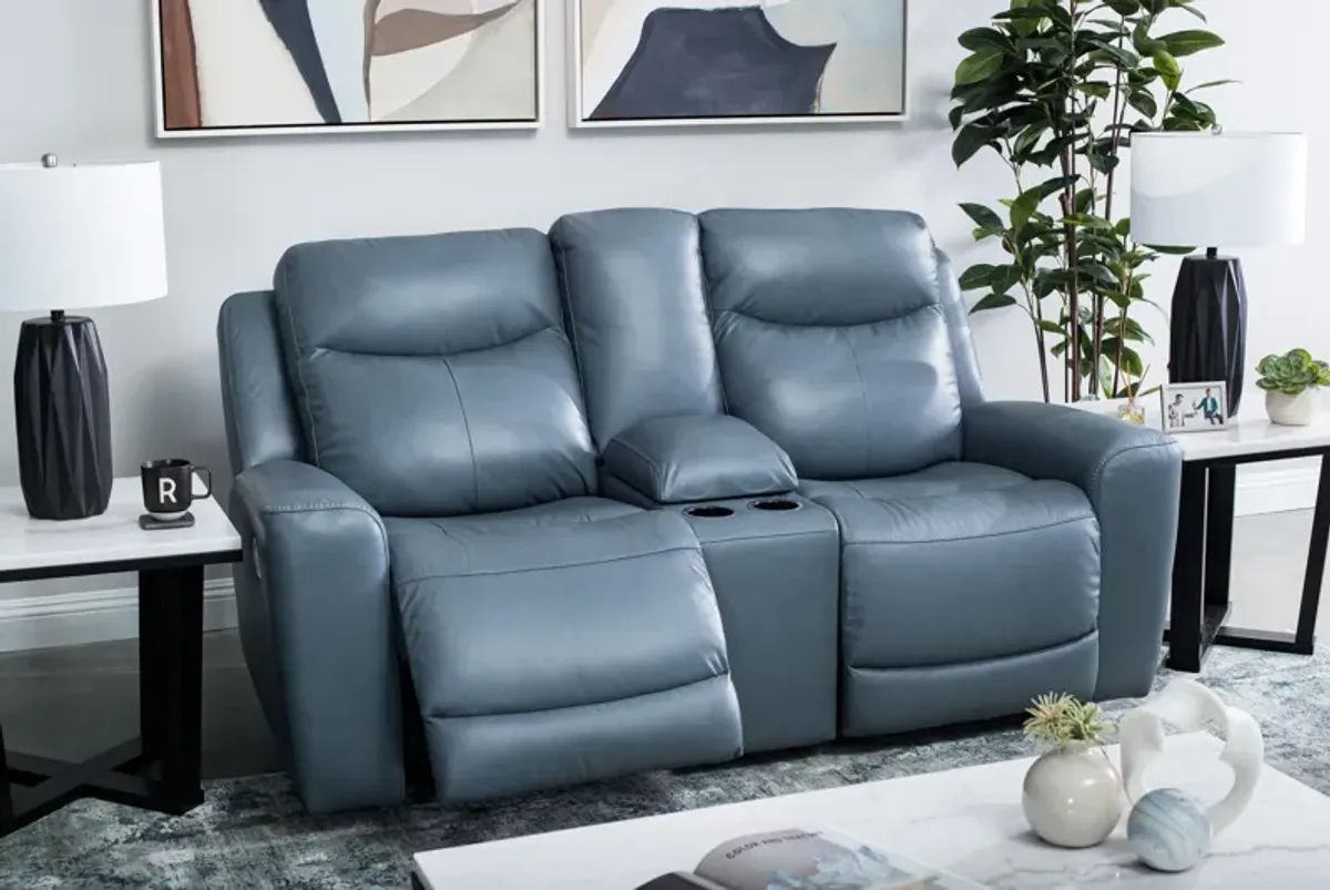 Mindanao Power Reclining Loveseat with Console