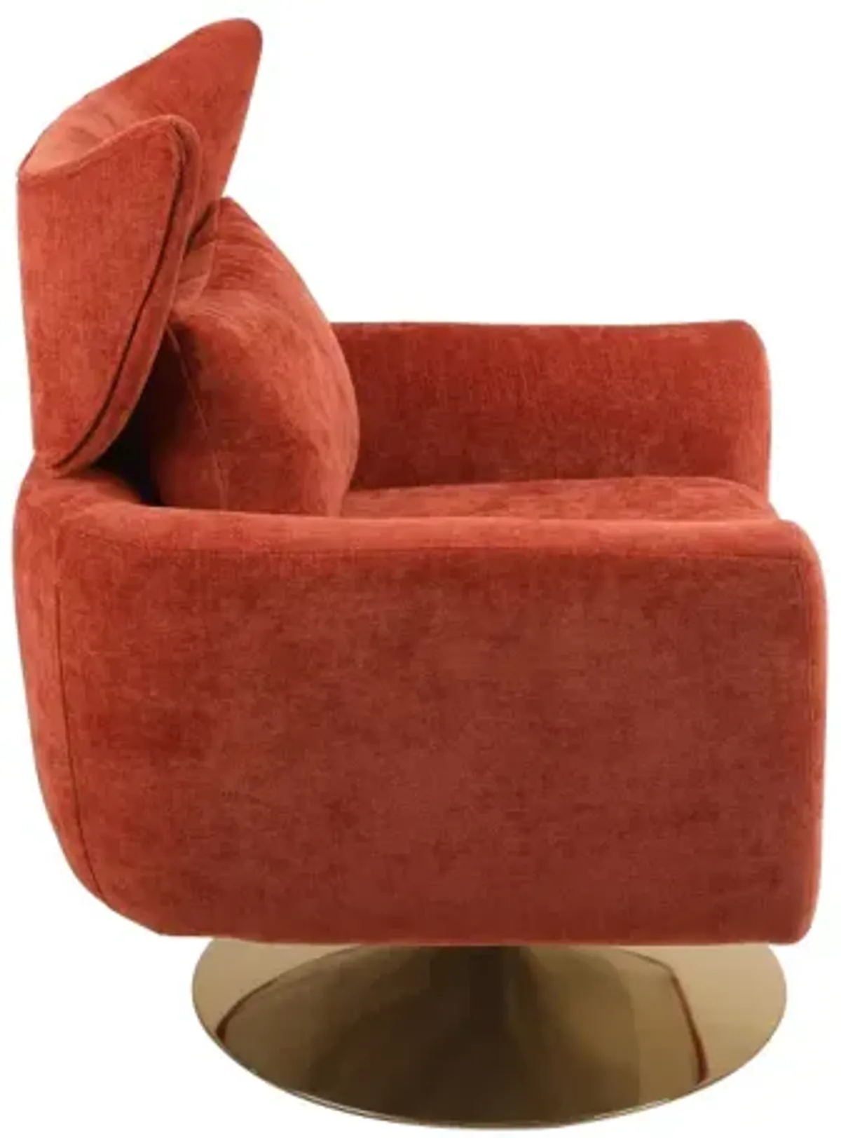 Classic Mid-Century 360-Degree Swivel Accent Chair, Linen