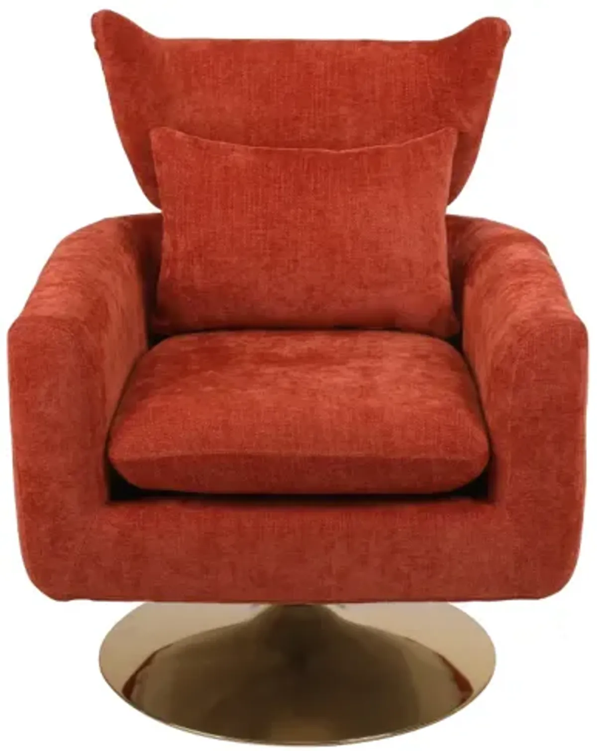 Classic Mid-Century 360-Degree Swivel Accent Chair, Linen