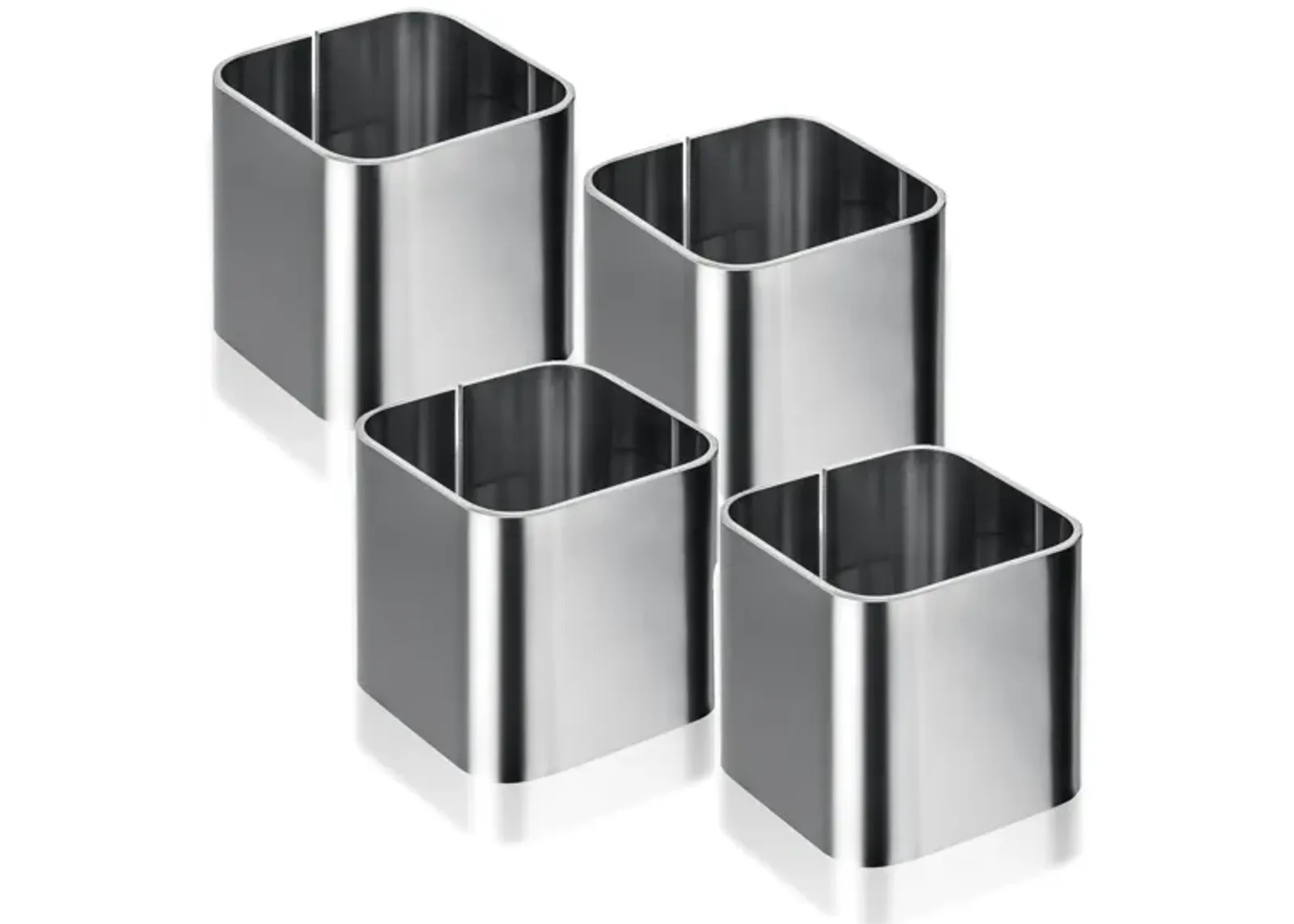 Stile by Pininfarina 4-Piece Napkin Ring Set