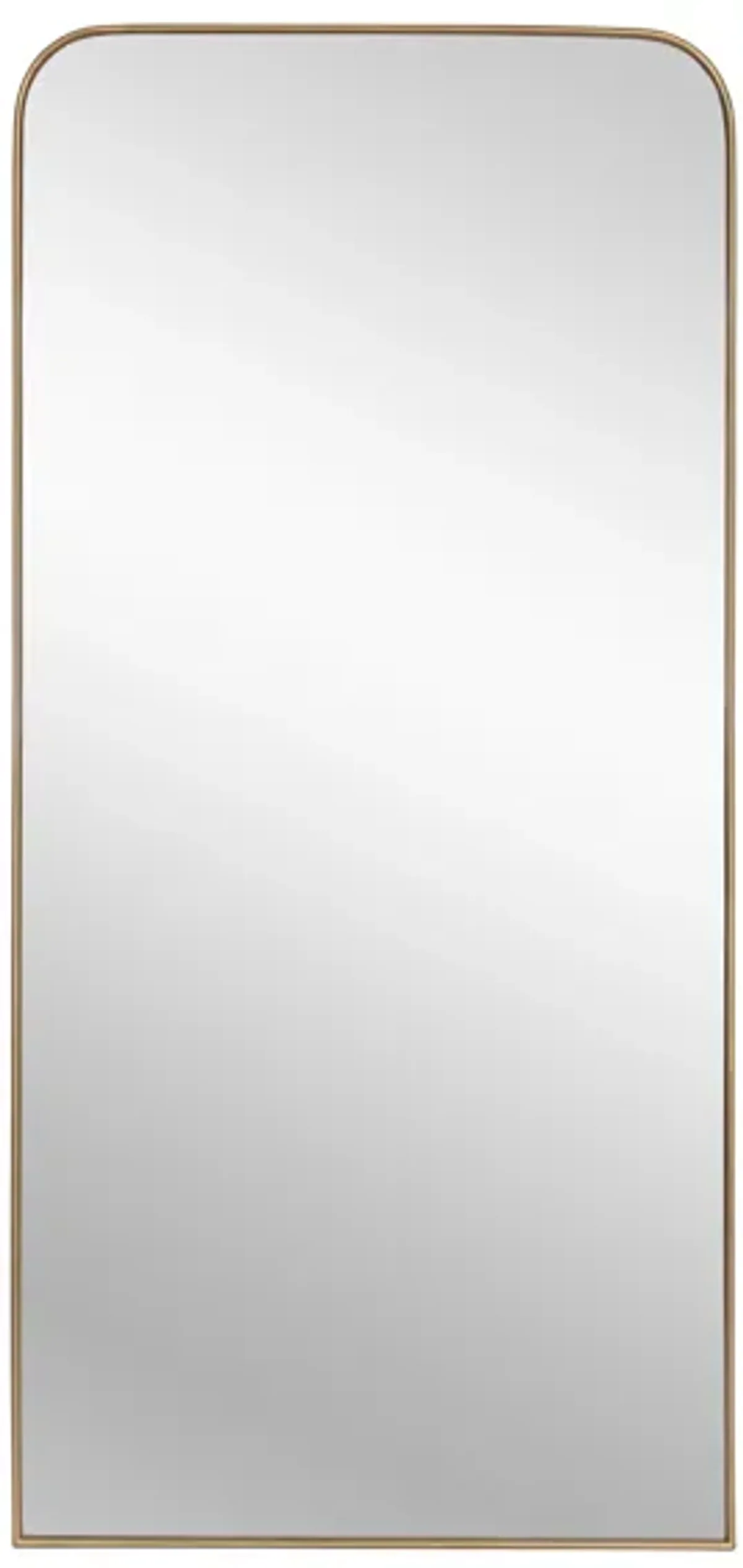 Calabasas Brass Floor Mirror