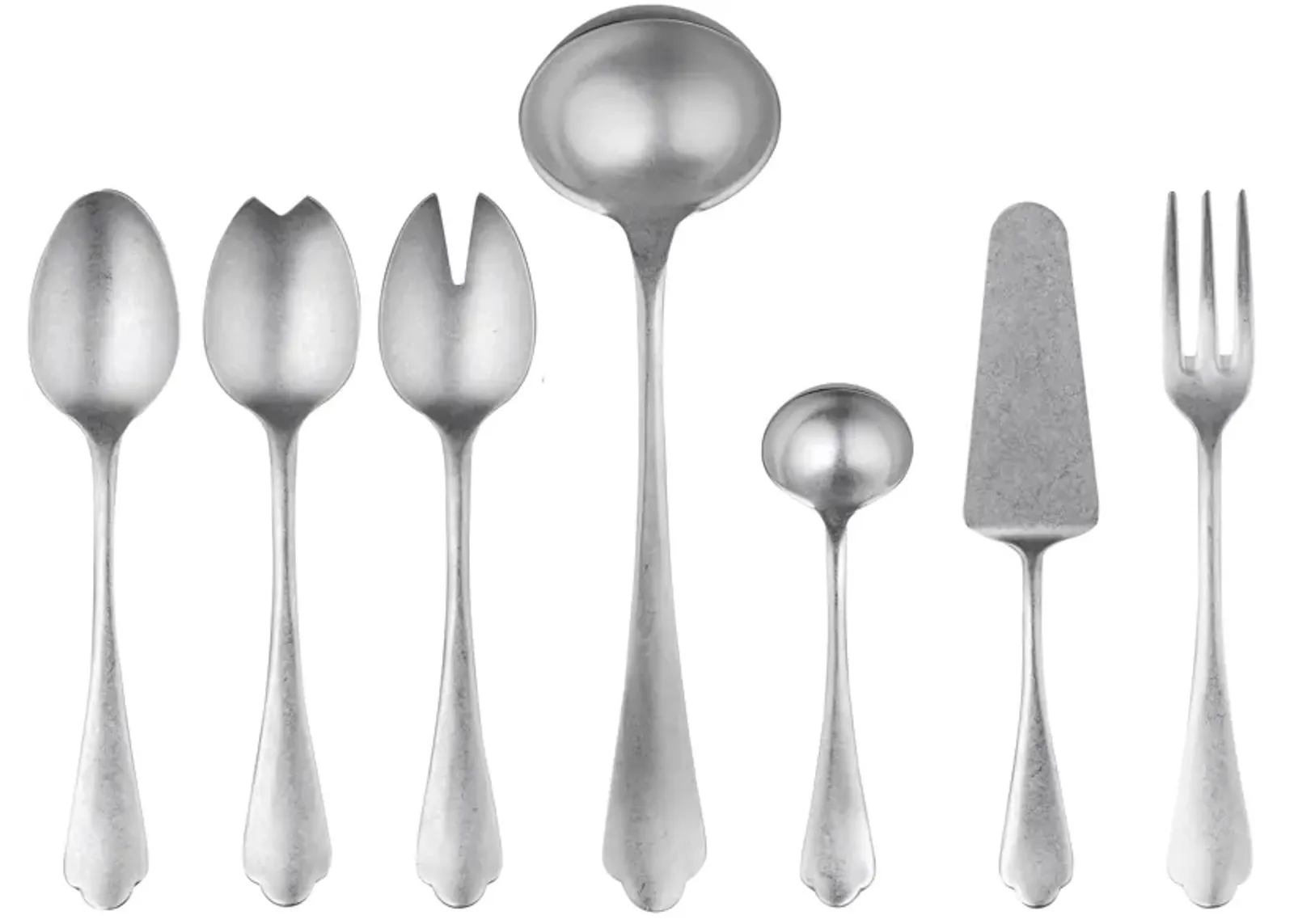 Dolce Vita Pewter Serving Set 7 Pieces