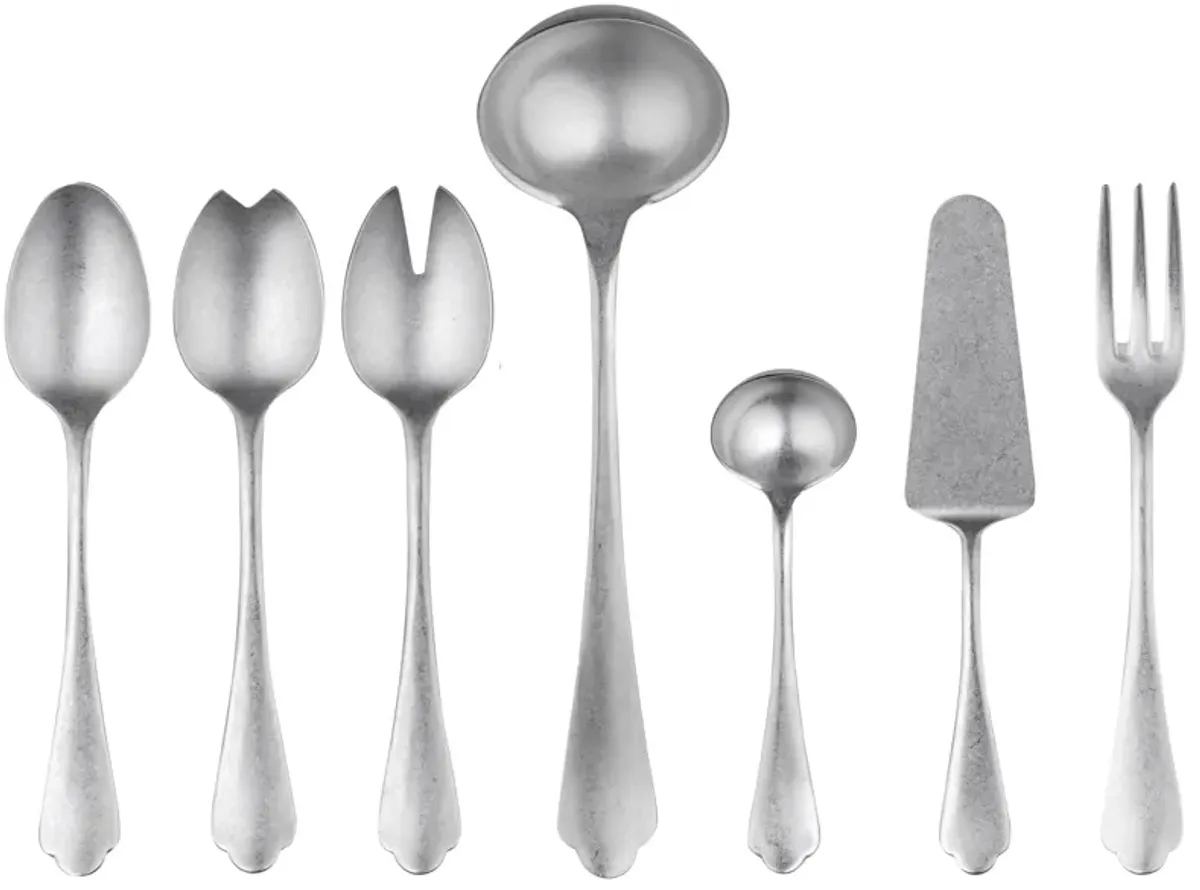 Dolce Vita Pewter Serving Set 7 Pieces